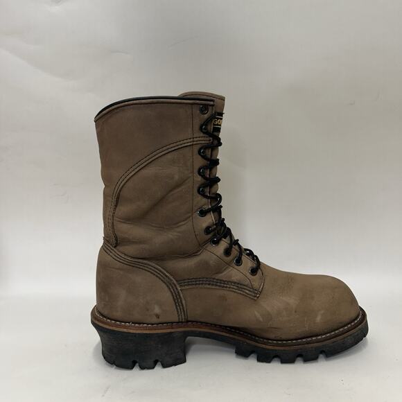 Red Wing 2292 Steel Toe Gore-Tex Logger Boots “Grey Brown” main image 6